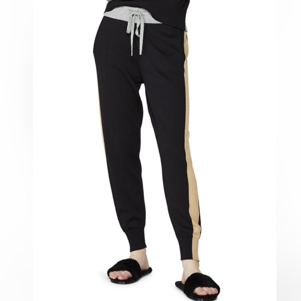 Monrow Color Block Knit Sweatpant Jogger Multi Women's XS - Picture 2 of 10